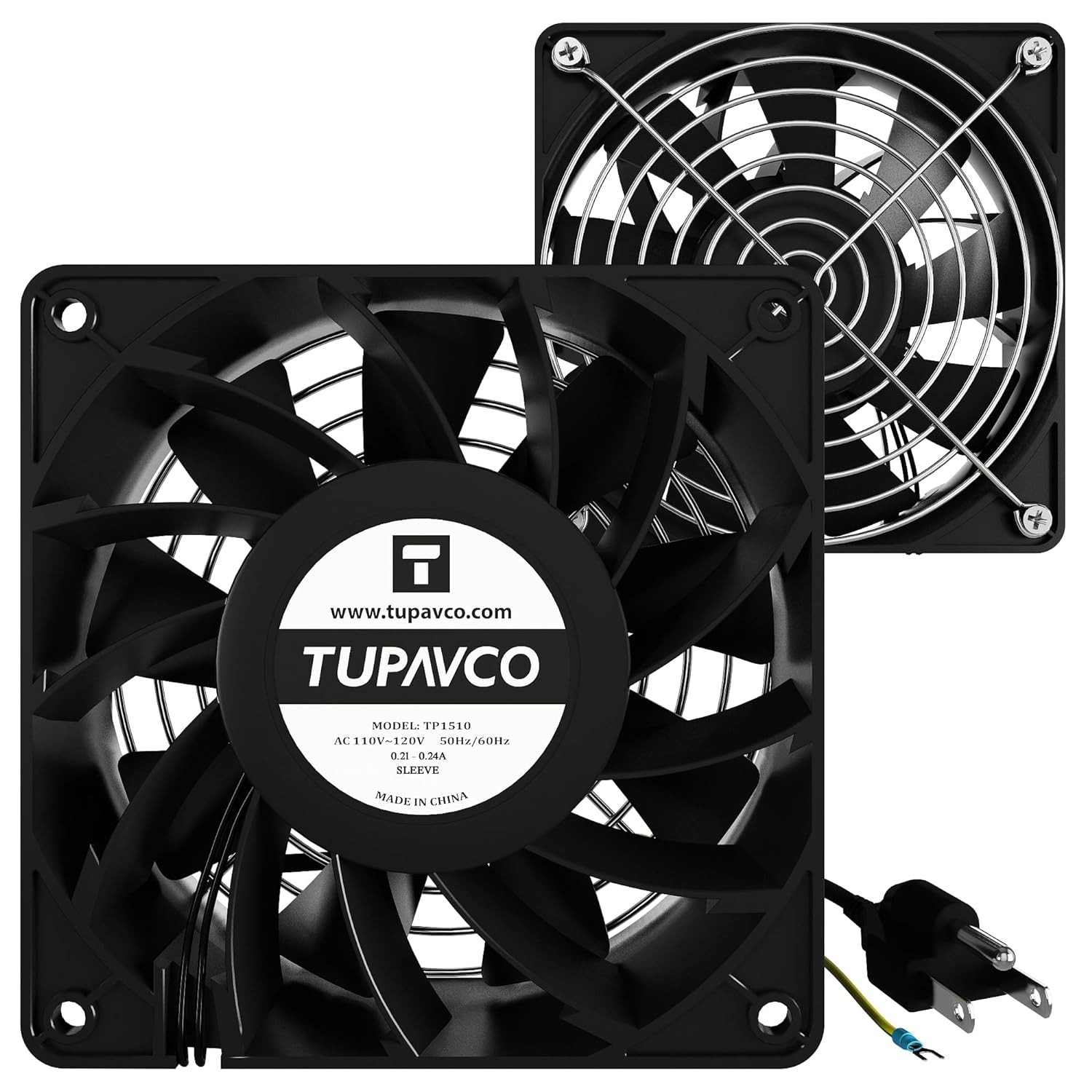 Network Cabinet Fan (Dual 2pc Kit) Server Rack Cooling (Rackmount Muffin... 