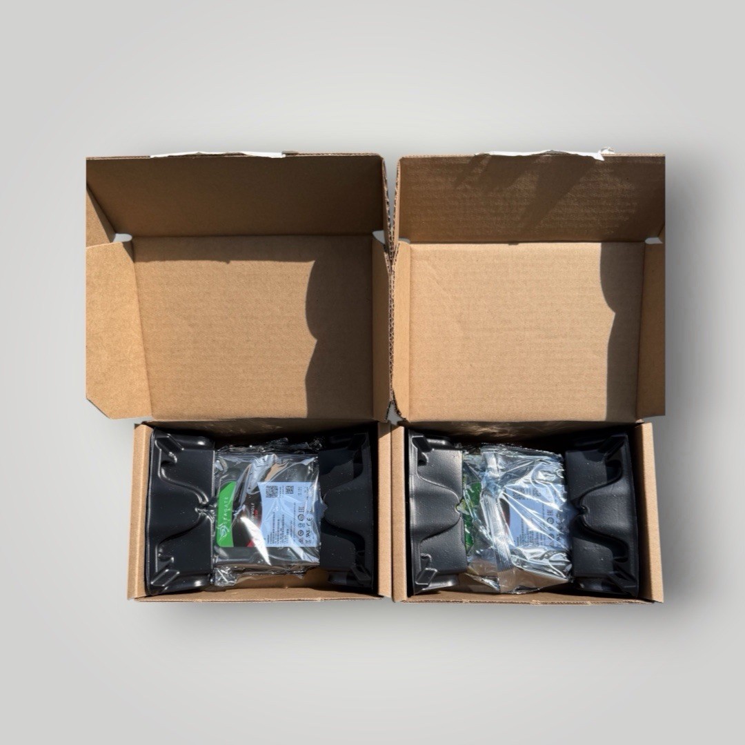 Lot 2 Seagate IronWolf 6TB, 3.5” HDDs, 7200 RPM, model ST6000VN001-2BB186