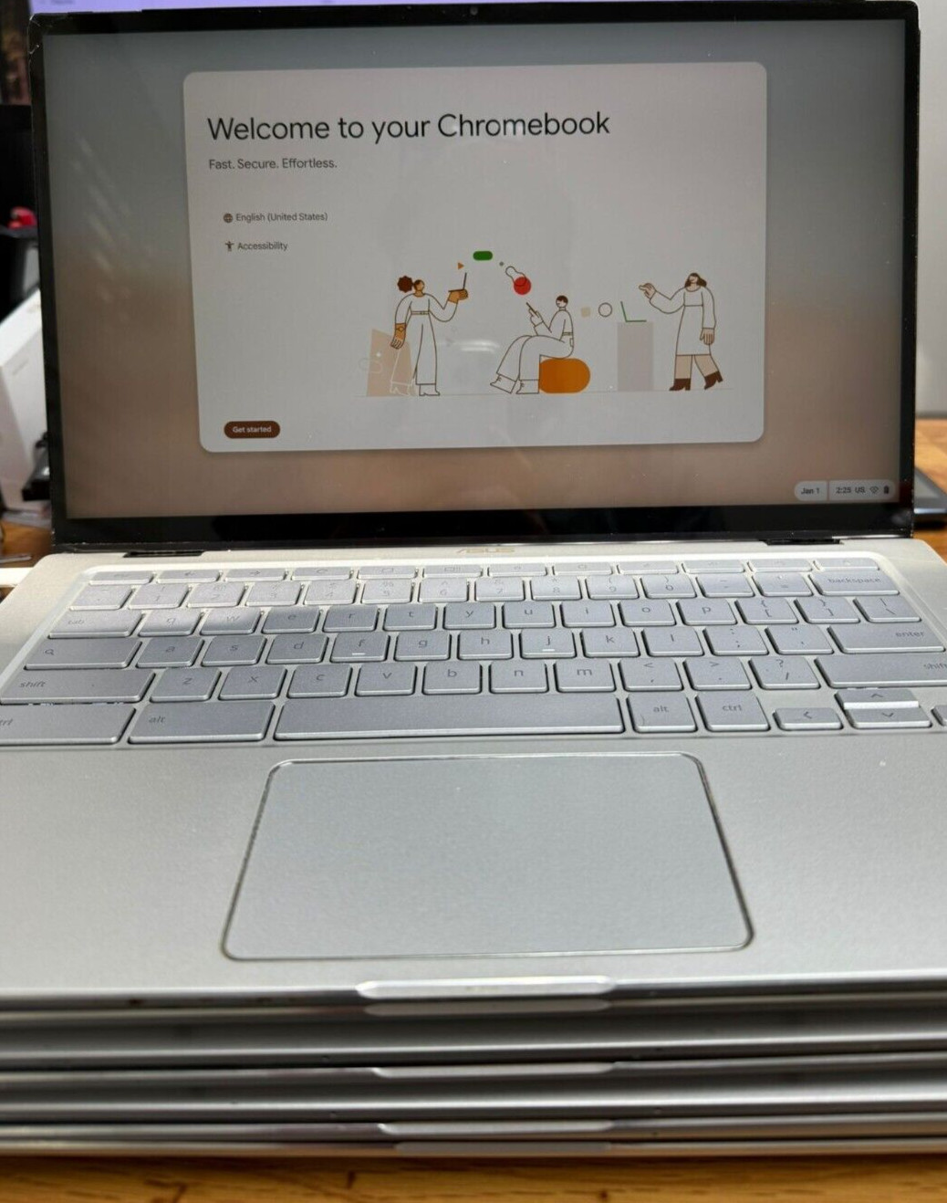ASUS Chromebook Flip C433T 14" M3-8100Y 4GB RAM 64GB SSD **See Description**