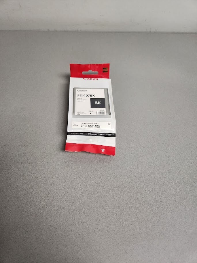 Canon PFI-107 BK - black - original - ink tank exp 2018