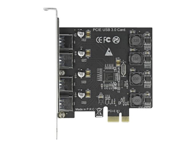 Delock PCI Express x1 Card to 4 x External USB Type-A Female SuperSpeed 90509