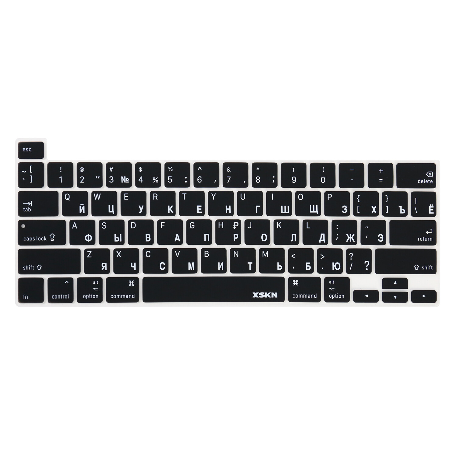XSKN Russian Silicone Keyboard Cover Skin for Macbook Pro 13.3/16 inch Touch Bar