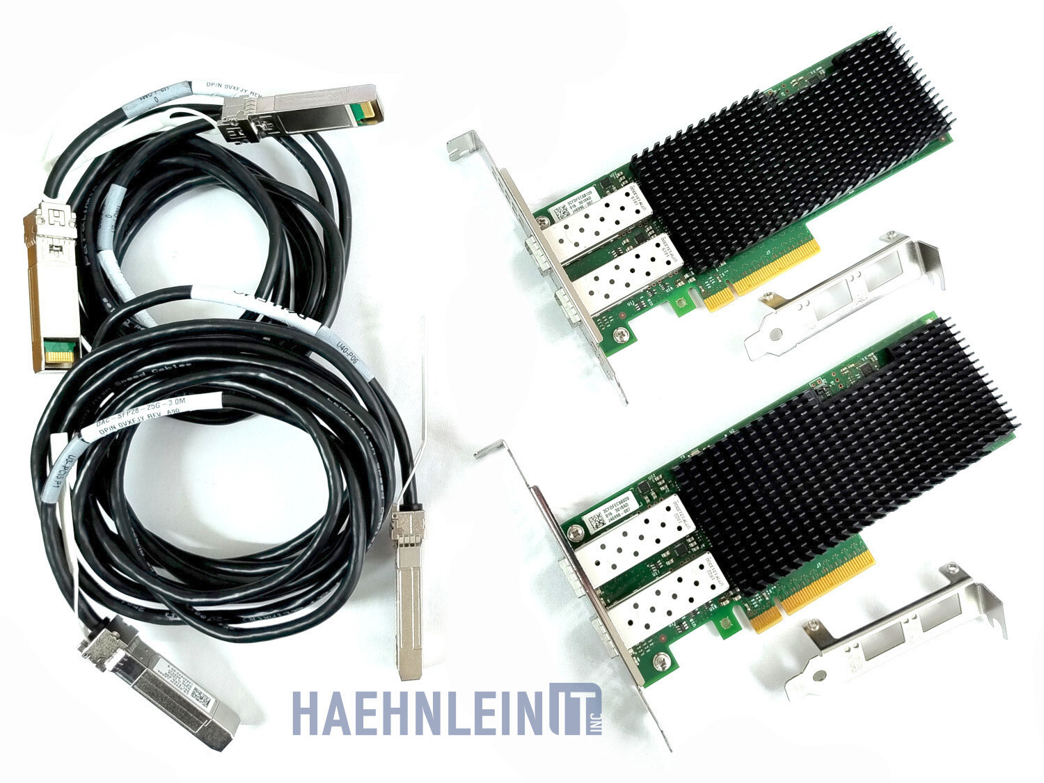 25Gb Networking Kit 2x Intel XXV710-DA2 SFP28 Server Adapter NIC PCIe x8 3.0 Gbe