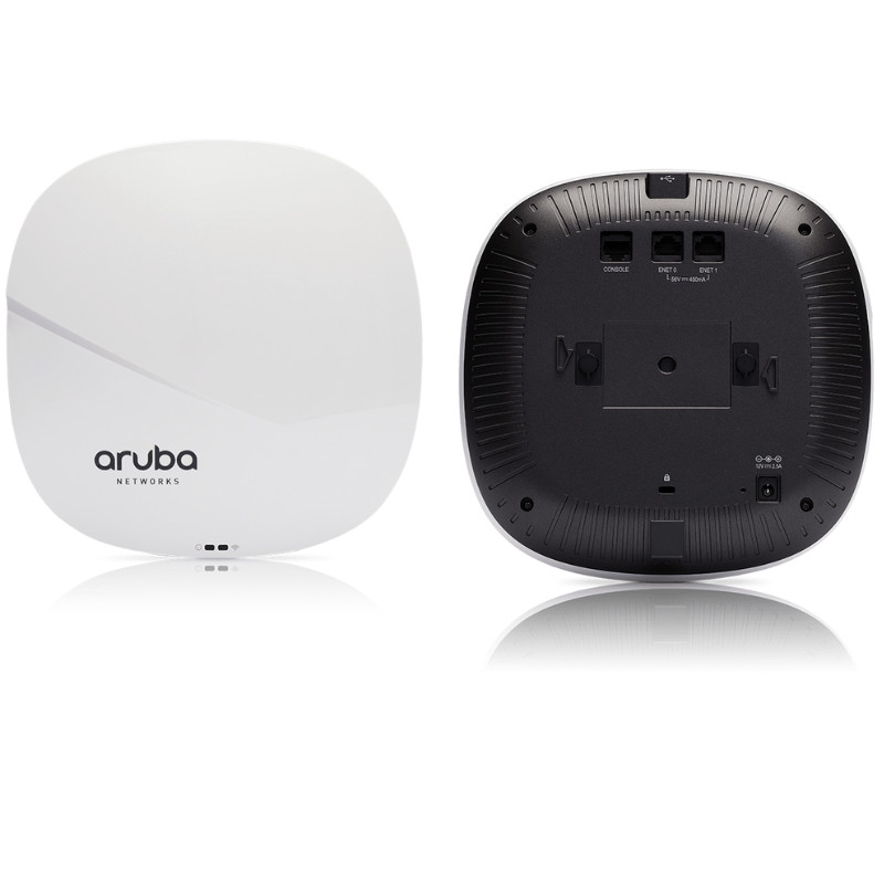 NEW Aruba APIN0325 Instant Wireless Access Point White w/ Mounts, 
