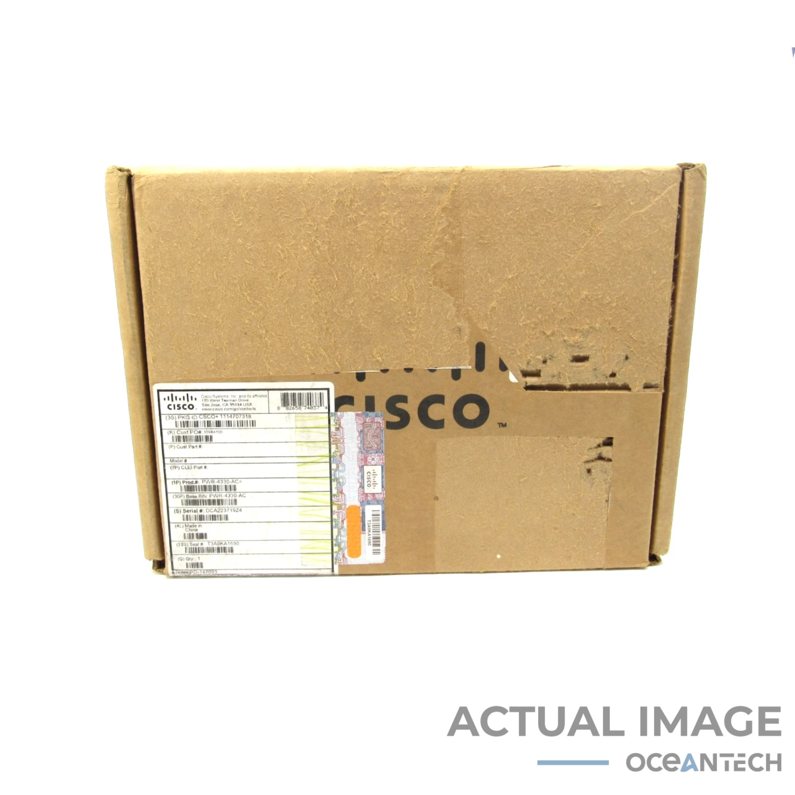 Cisco PWR-4330-AC Spare Power Supply for ISR4331/K9 New Open Box