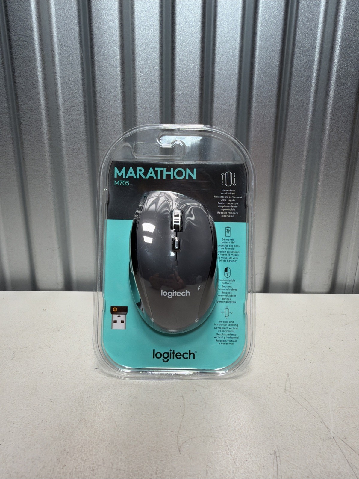 NEW Logitech M705 Marathon Wireless Mouse 910-001935