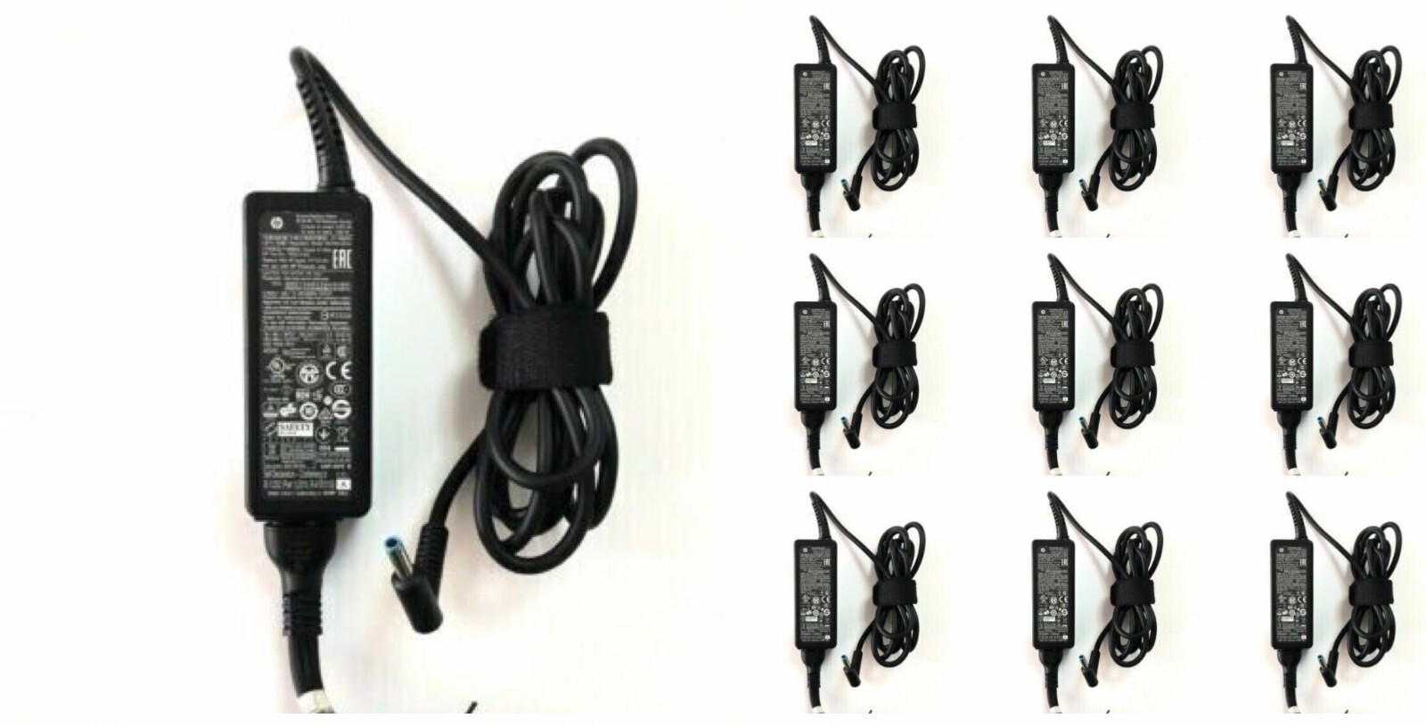 10x Lot Genuine OEM HP 45W Laptop AC Adapter Power Supply Charger 19.5V Blue Tip