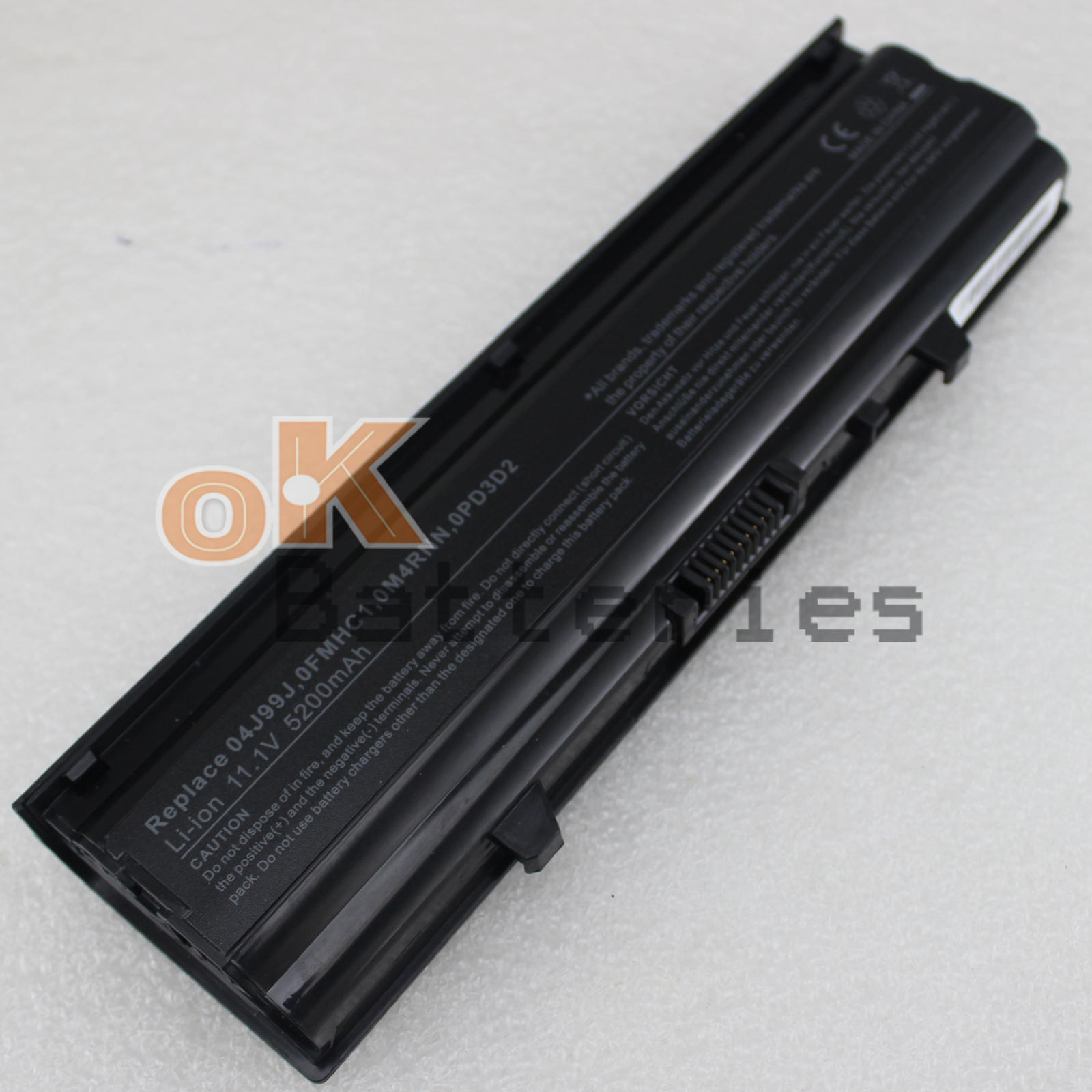 Laptop 5200mah Battery For DELL Inspiron 14VR TKV2V M4010 N4030 KCFPM 312-1231