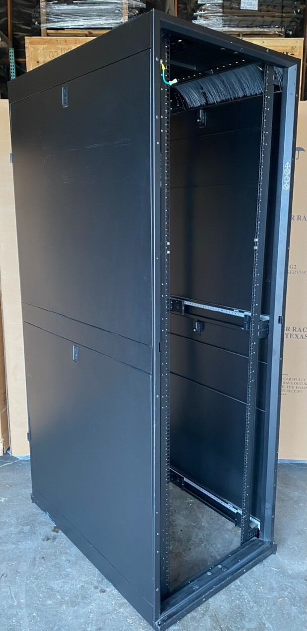 APC AR3347 47U SERVER RACK WIDE 750mm 19" RACKS 1200MM NETSHELTER NO DOORS