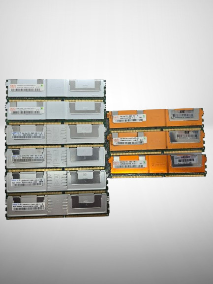 [LOT OF 9] 2 GB  2RX4 PC2-5300F-555-11 Memory Module   FAST  a