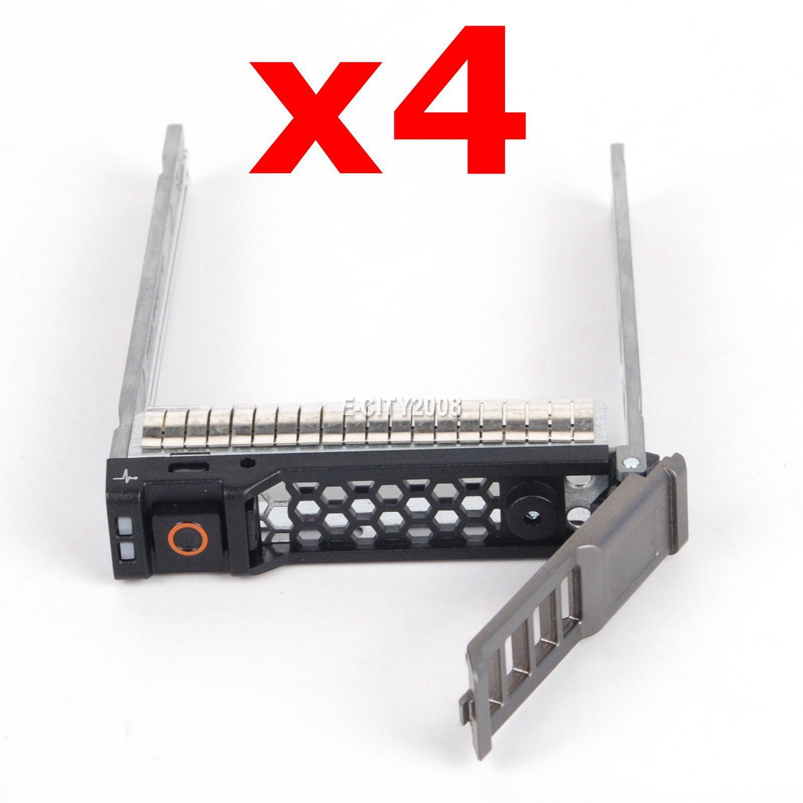 4PCS NRX7Y V81C6 2.5" SFF HDD Tray Caddy For DELL PowerEdge M520 M620 M820 VRTX