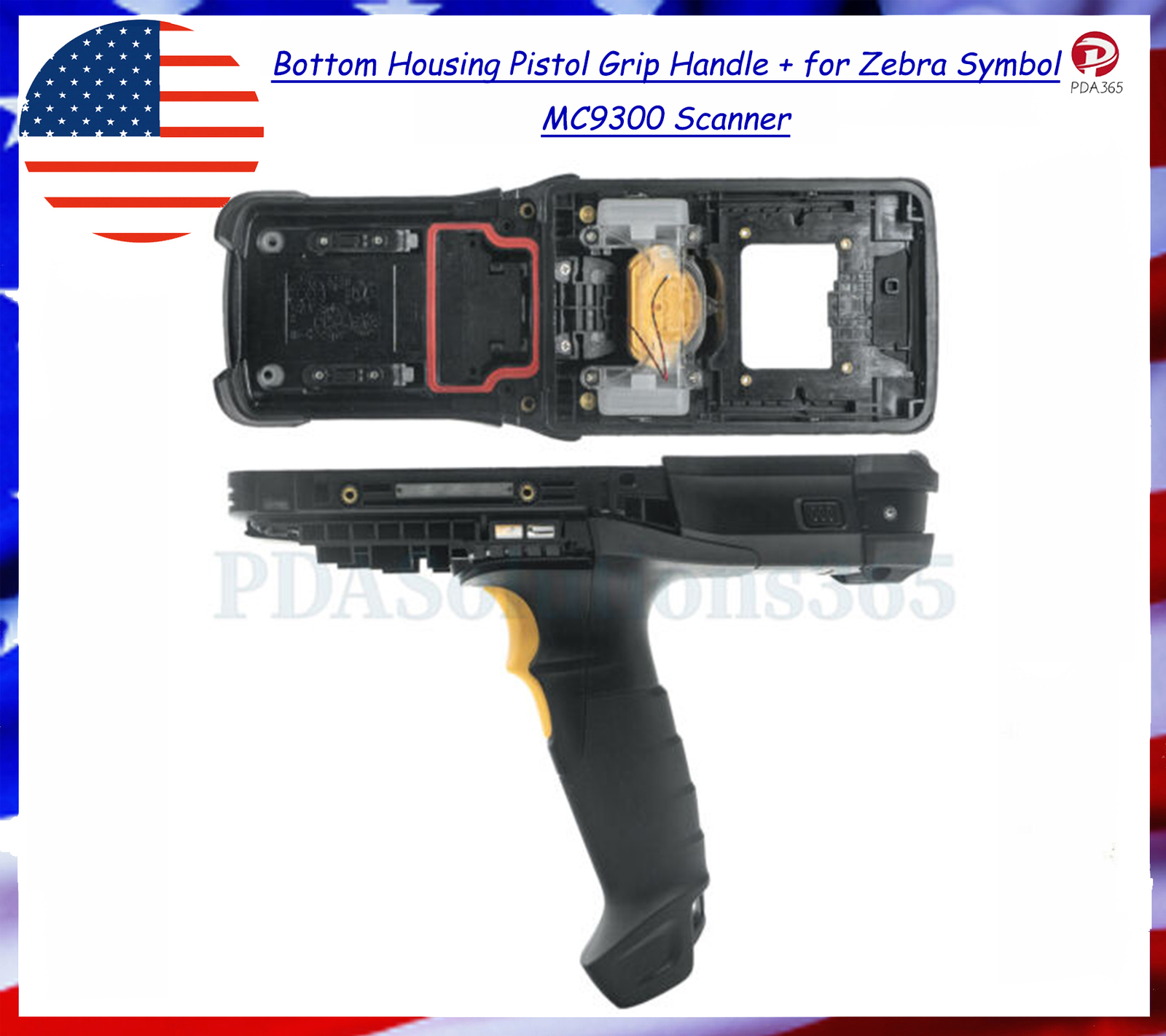 Bottom Housing Pistol Handle for Zebra Symbol MC9300 MC930B Scanner ( Version 3)