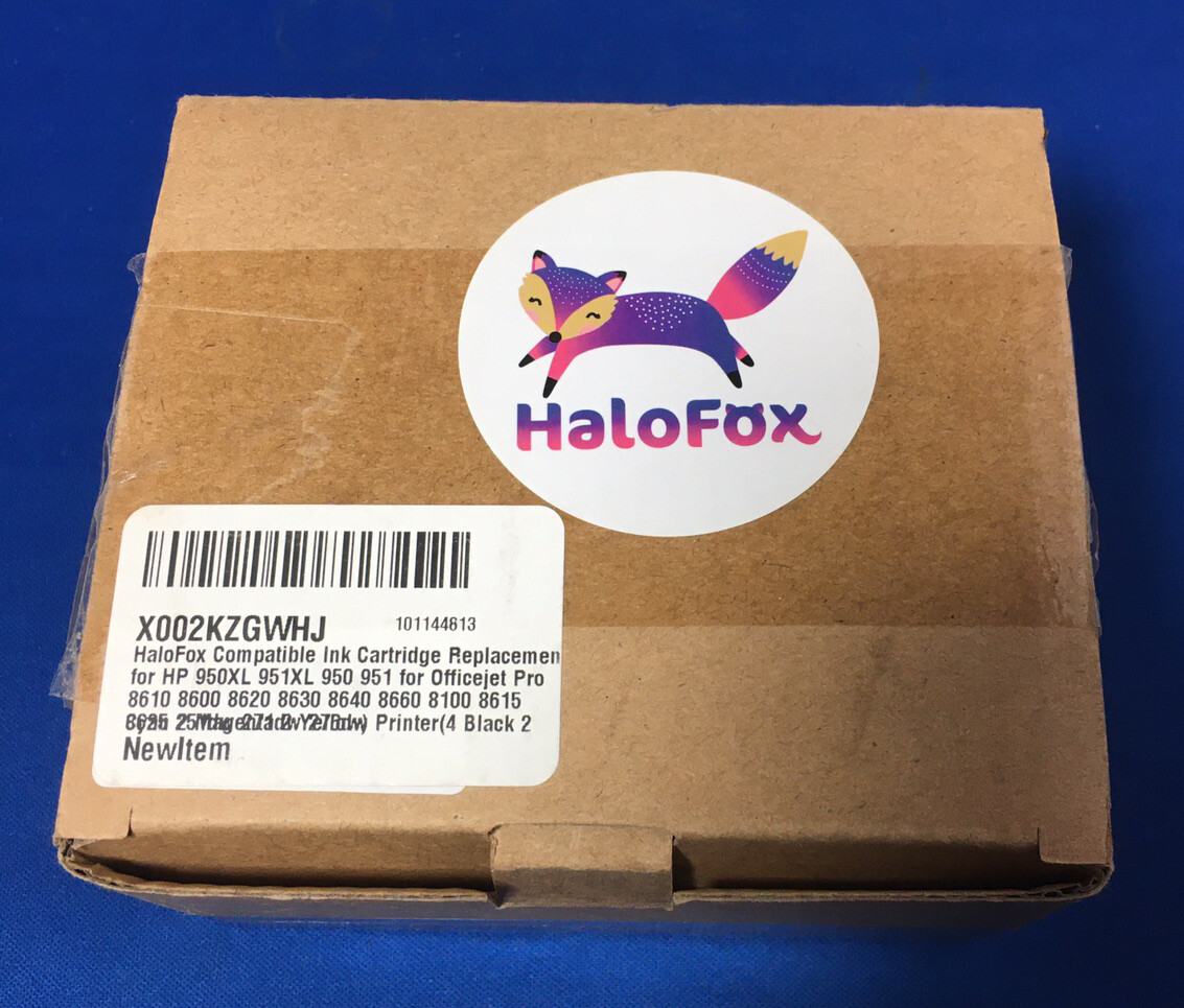 HaloFox 940XL/951XL 5 Pack Ink Cartridges New