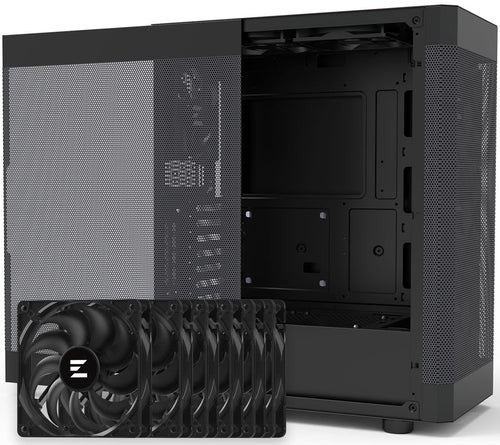 Zalman i4 Mid-Tower ATX, M-ATX, m-ITX PC Case - Black
