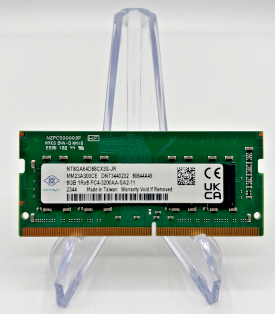 Nanya 8GB DDR4-3200 PC4-25600 260-Pin SODIMM Laptop RAM 1Rx8 CL22