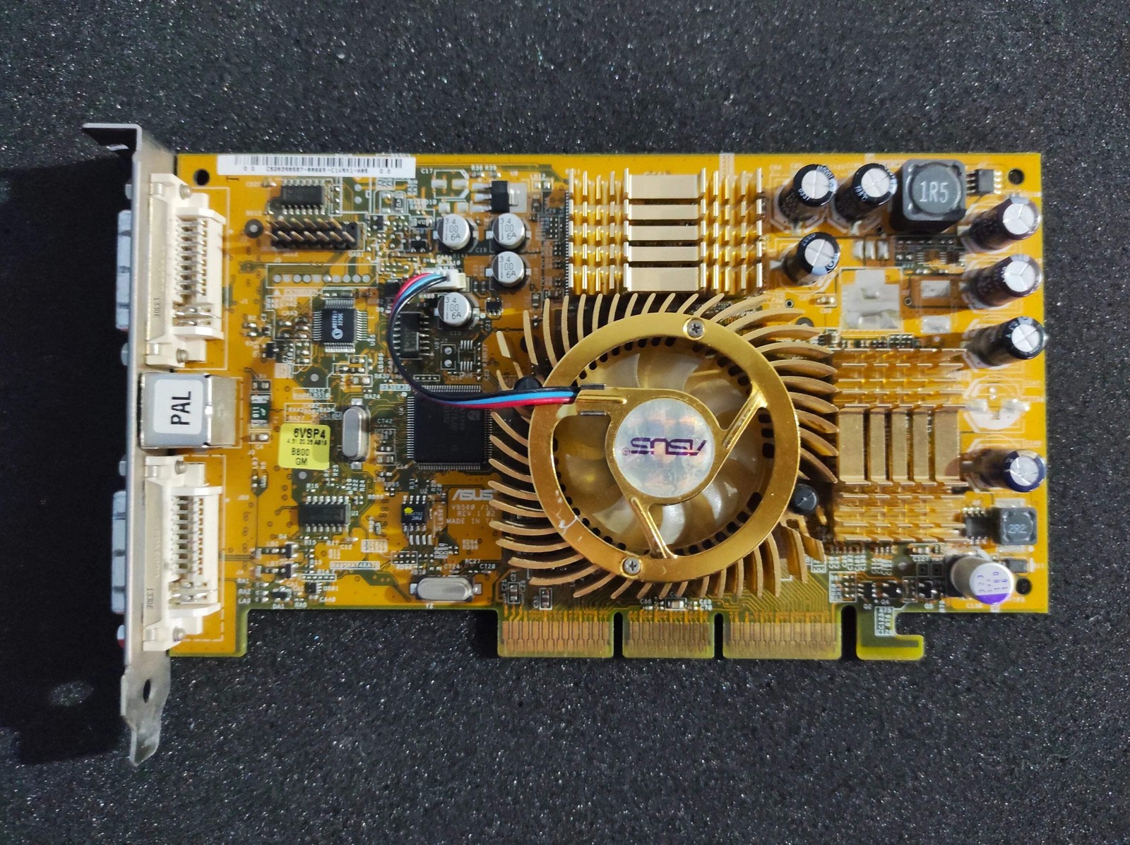 Asus V9560 Video Suite GeForce FX 5600 AGP 128MB Dual DVI Graphics Card V9560VID