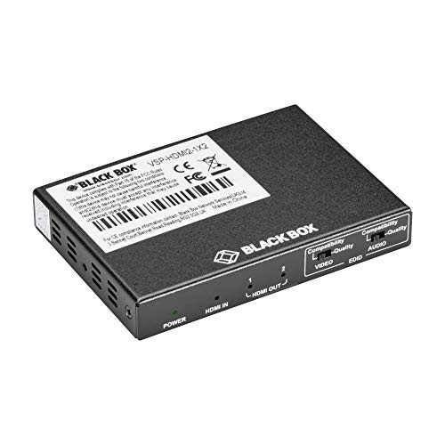 Black Box HDMI 2.0 4K60 Splitter - 1x2 (VSPHDMI21X2)
