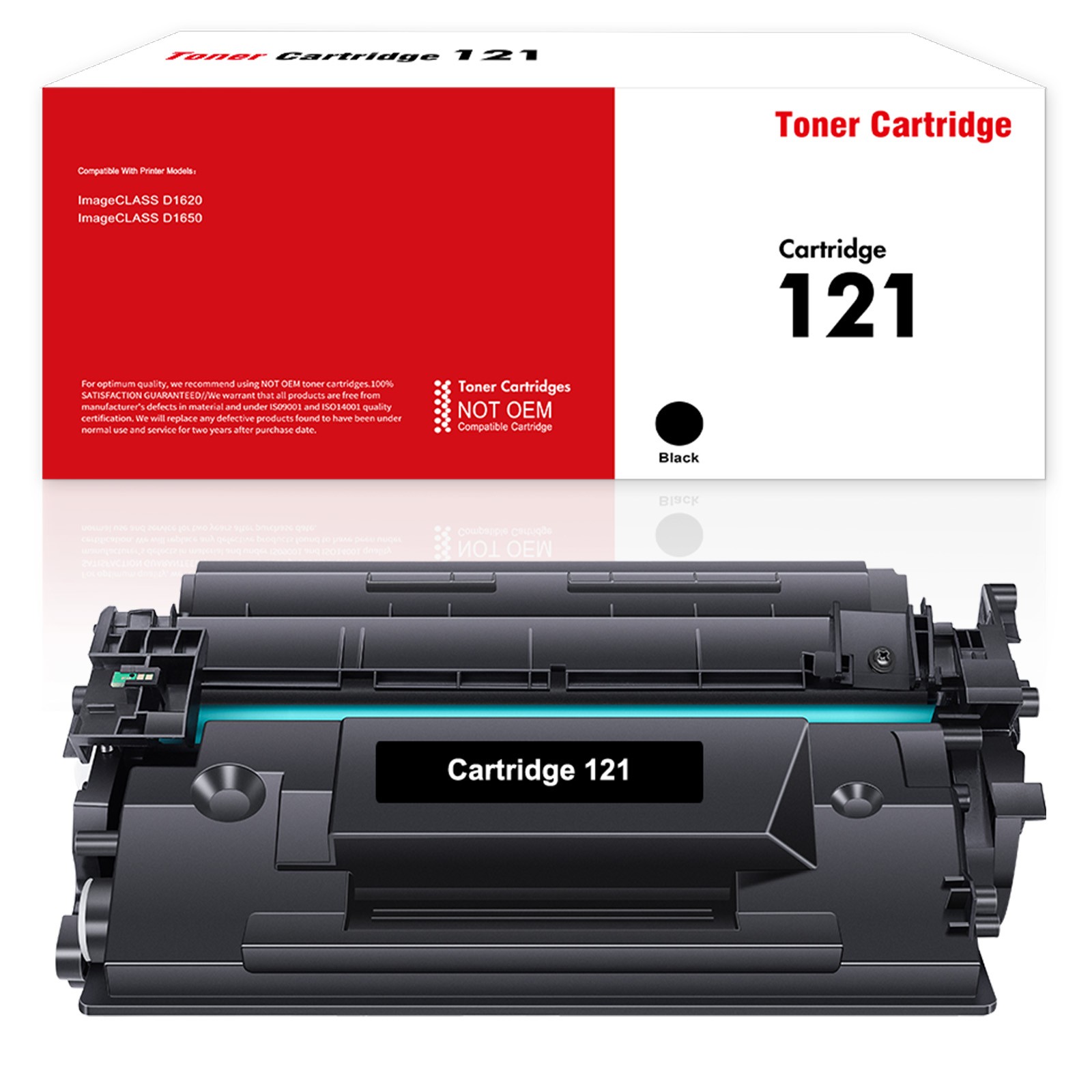 CRG 121 Toner Cartridge Compatible for Canon ImageCLASS D1620 D1650 3252C001 Lot