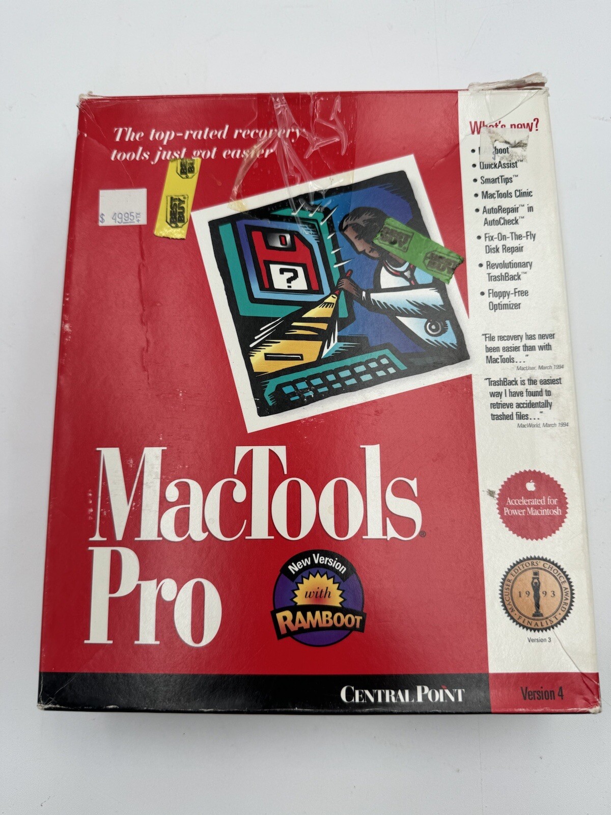 Vintage MacTools Pro Version 4.0 For Power Macintosh
