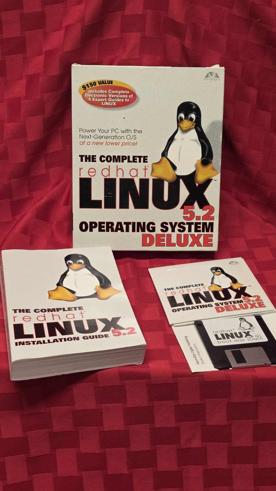 Linux 5.2 The Complete Redhat Operating System Deluxe Secure Server 3 CD Book