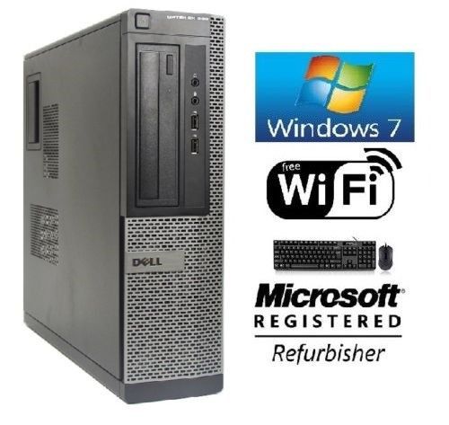 Fast Dell Optiplex  9020 SFF Windows 7 Pro Core I7 Quad Core 8GB DVD SSD WiFi