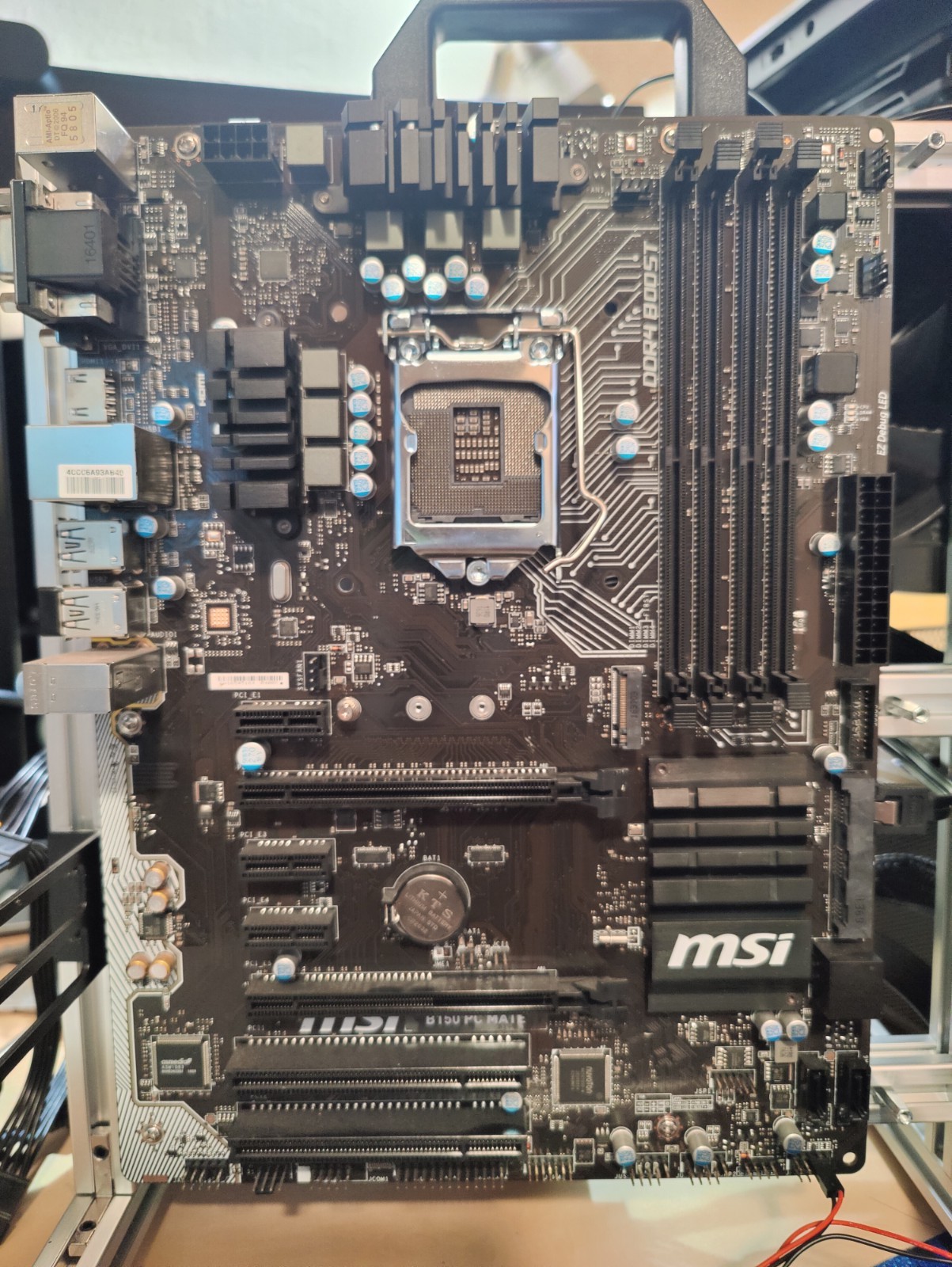 MSI B150 PC Mate motherboard for Intel Socket LGA 1151 Wifi Card USED working