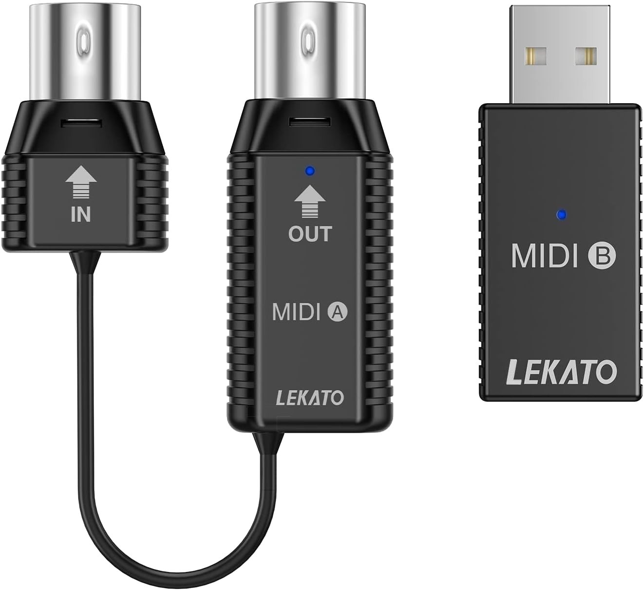 Plug and Play Wireless MIDI Adapter - Instant Compatibility with Mac & Windows