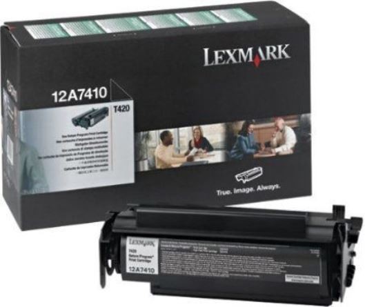 Genuine Factory Sealed Lexmark 12A7410 Return Print Cartridges T420 -- MINT