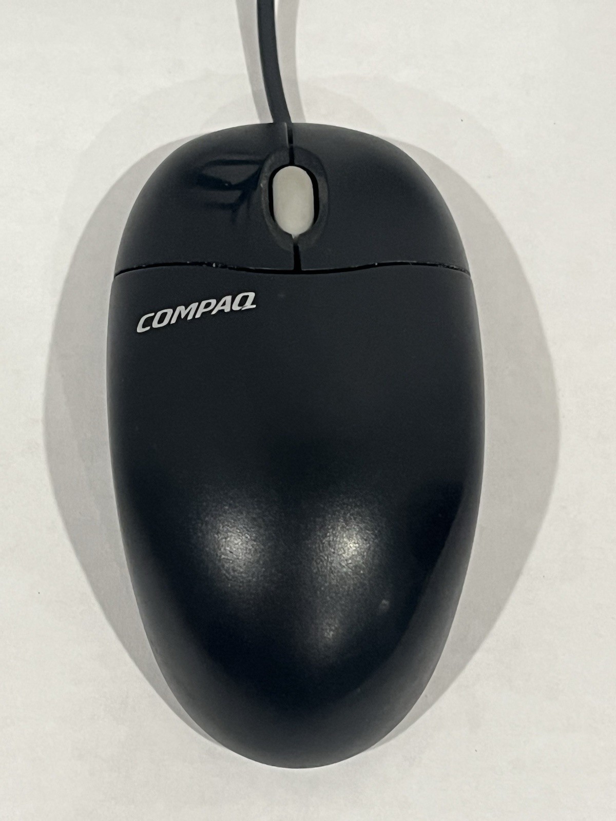 Compaq Black Wired Computer Mouse Model N3 Ball