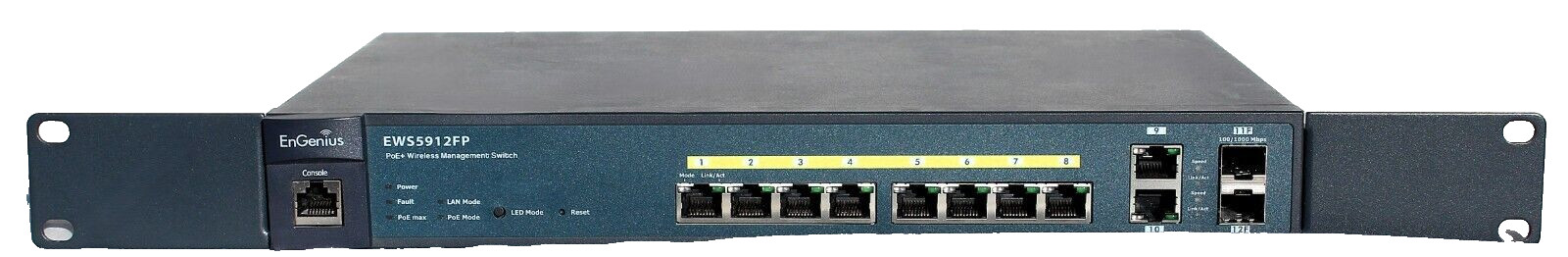 EnGenius EWS5912FP Neutron Series 8-Port Gigabit PoE+ Wireless Management Switch