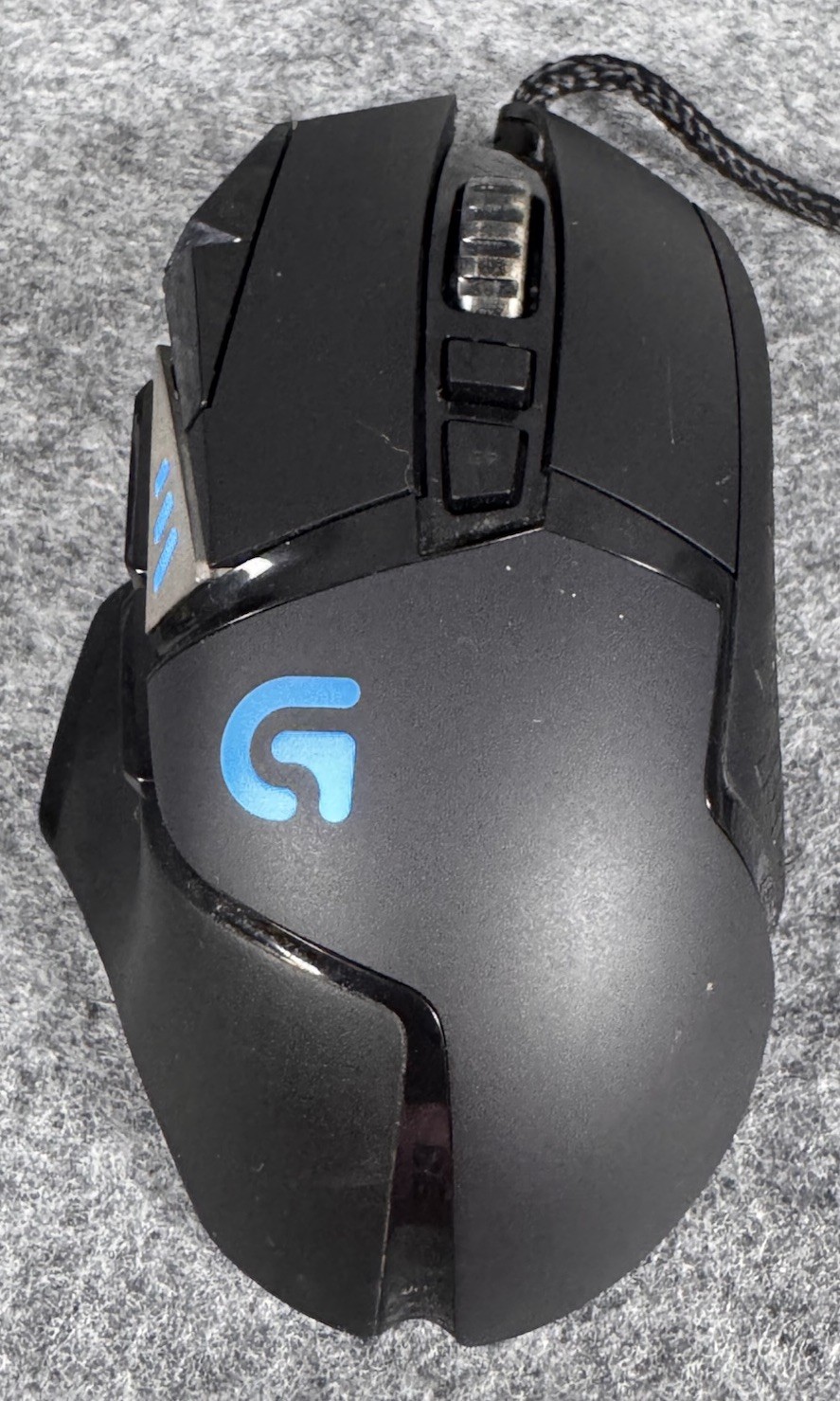 Logitech G502 Proteus Spectrum Wired Mouse TESTED, WORKS