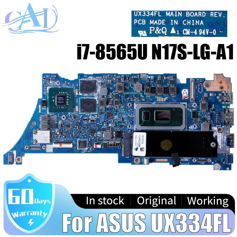 UX334FL For ASUS UX434FL UX334F UX334FLC UX434FLC Laptop Motherboard 8G i7-8565U