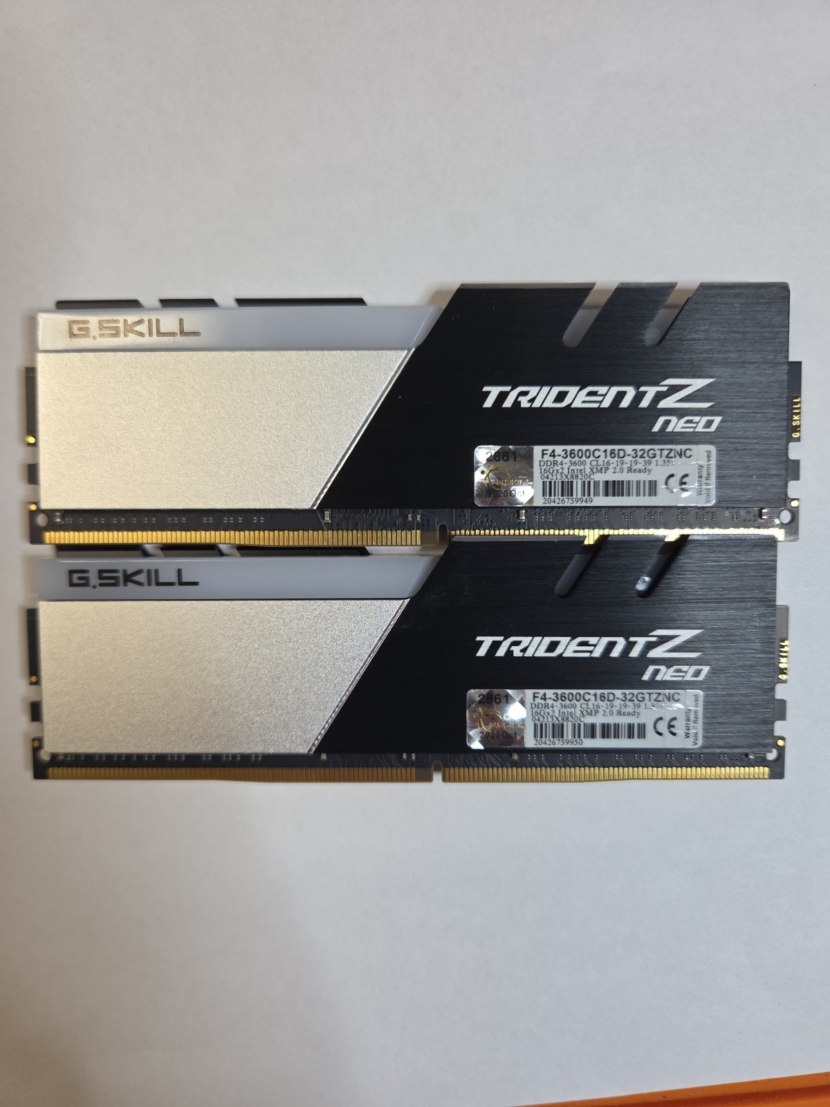 G. Skill Trident Z Neo DDR4 3600 PC Memory 32GB (2x16GB) CL16-19-19-39