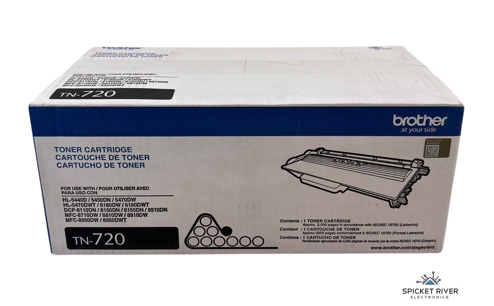 NEW - Genuine Brother TN-720 Black 3000 Page Toner Cartridge