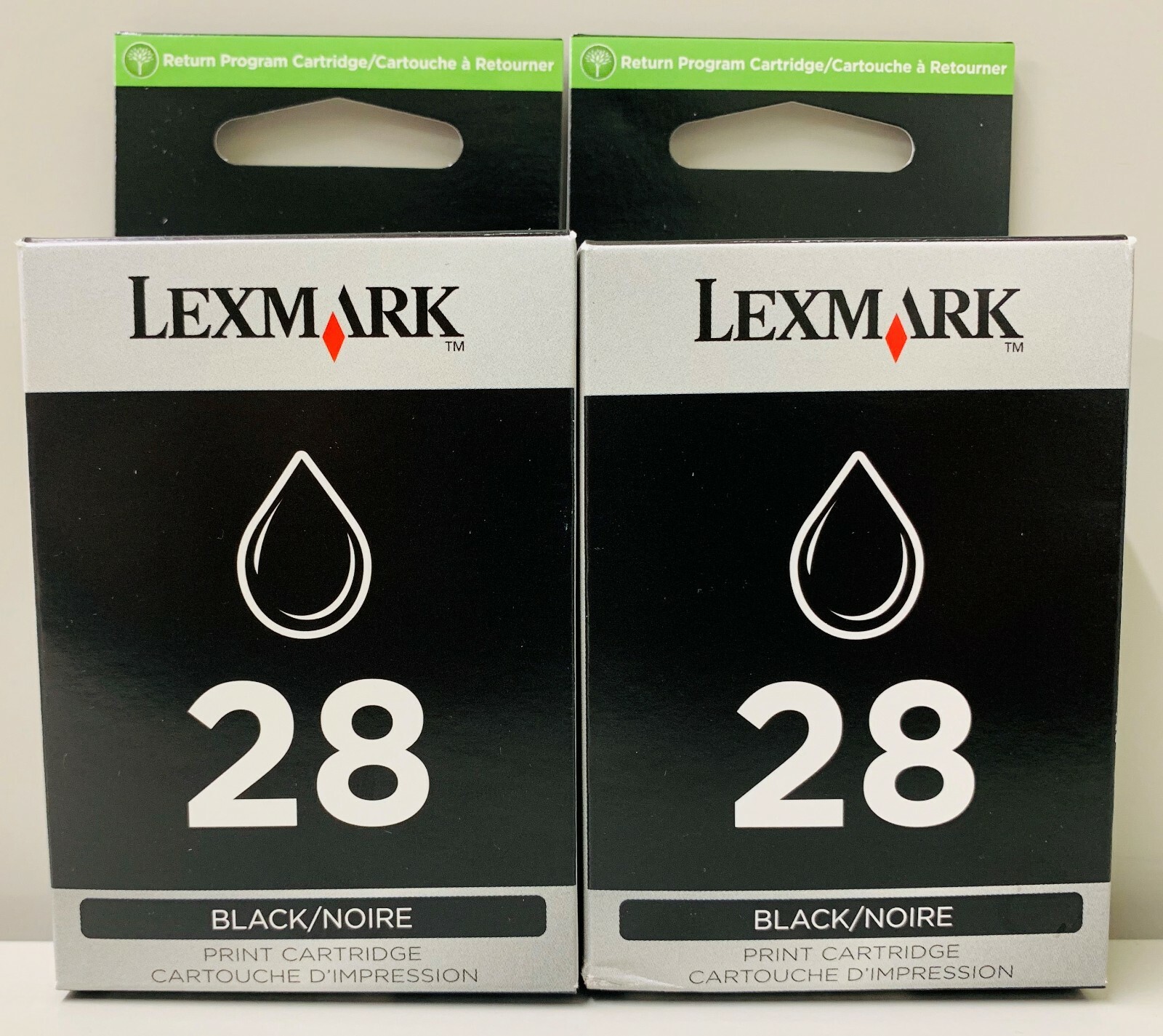New Genuine Lexmark 28 2PK Ink Cartridges Box X Series X2550 Z Series Z1320