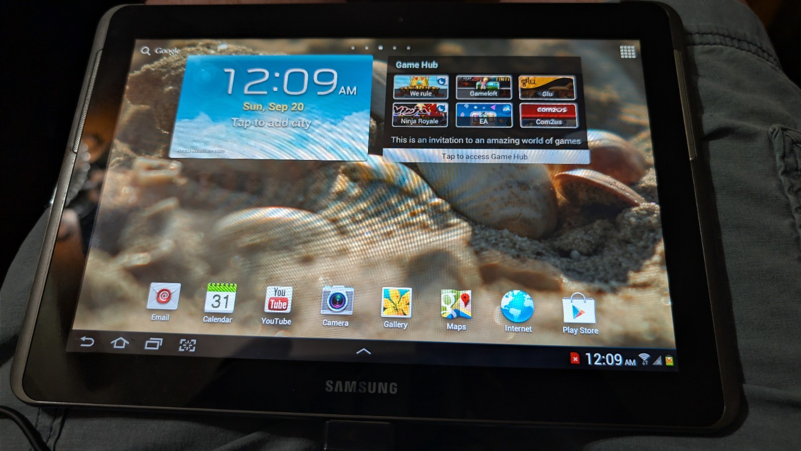 Samsung Galaxy Tab 2 Model SCH-I915 8GB  Wi-Fi + 4G (Verizon) 10.1in - Silver