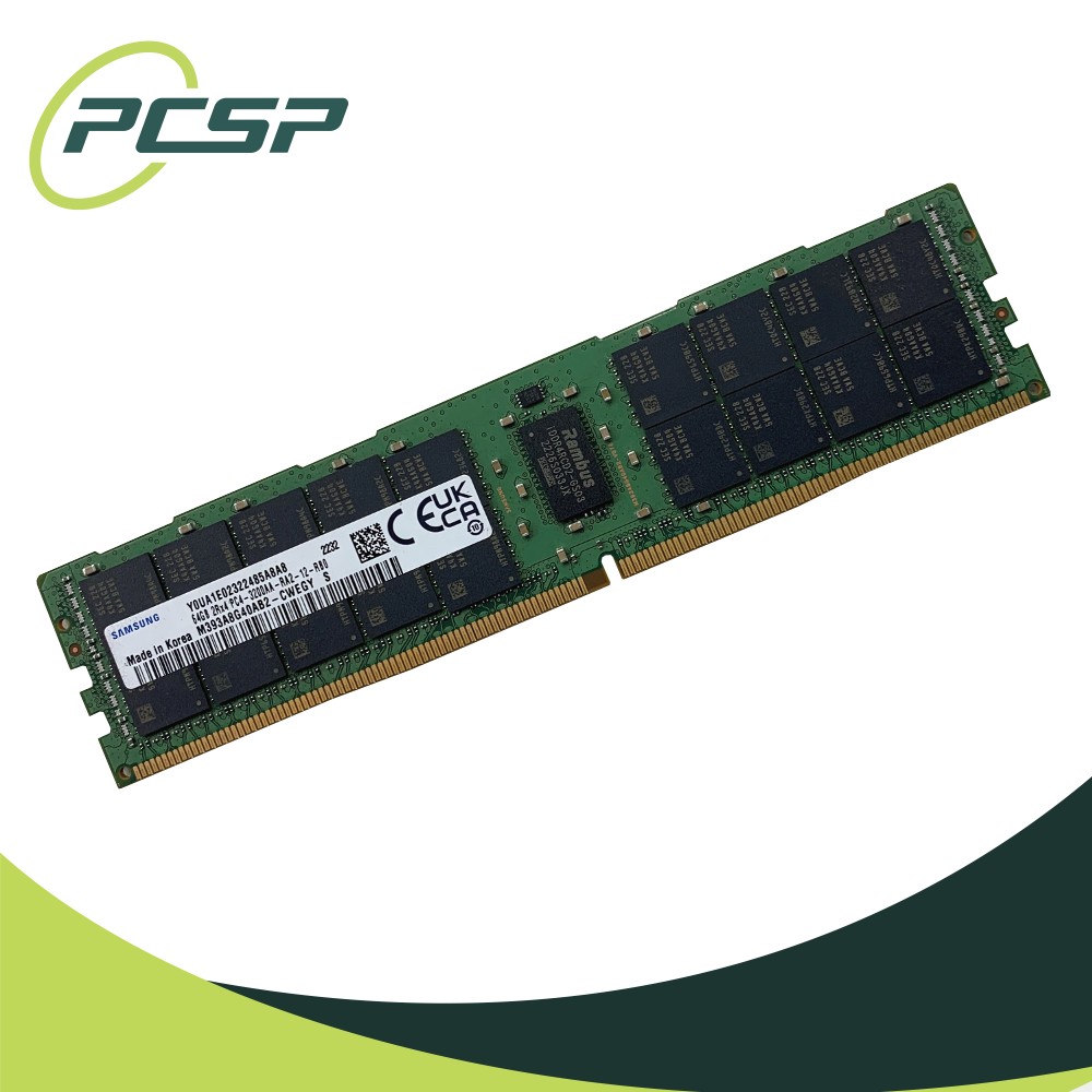 Samsung 64GB PC4-3200AA-R 2Rx4 DDR4 ECC REG RDIMM Server RAM M393A8G40AB2-CWEGY