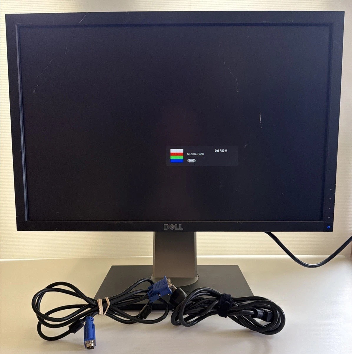 Dell 22" P2210T Professional Full  HD LCD Monitor VGA Power Cable with Stand
