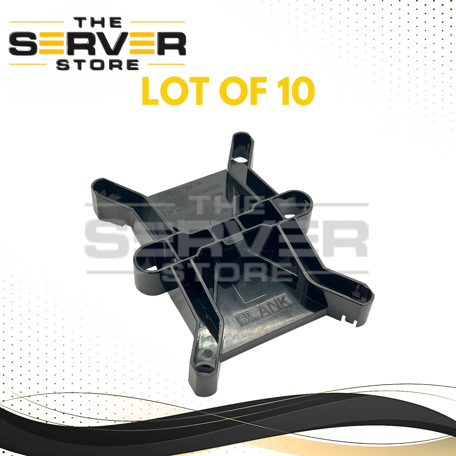 (LOT 10) HPE Processor (CPU - Heatsink) Blank Cover ProLiant G10 868766-001
