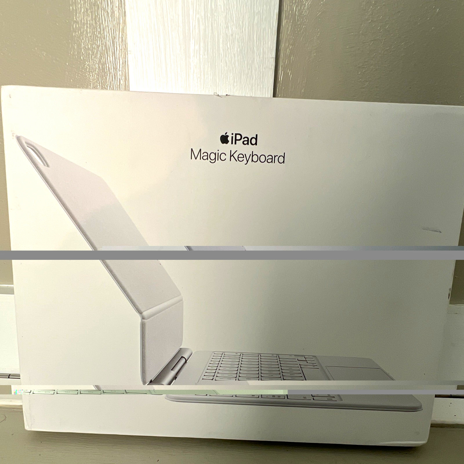 Apple iPad Magic Keyboard Folio/Case with Keyboard for Apple iPad, White