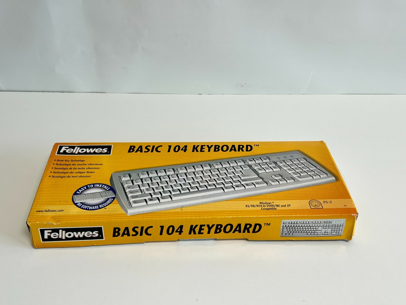 F9:  Fellowes 104 Keyboard 99148 