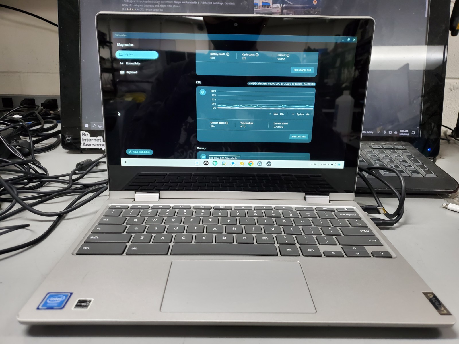 Lenovo Chromebook C340-11 Intel Celeron N4000 4GB RAM 32GB SSD | LP568