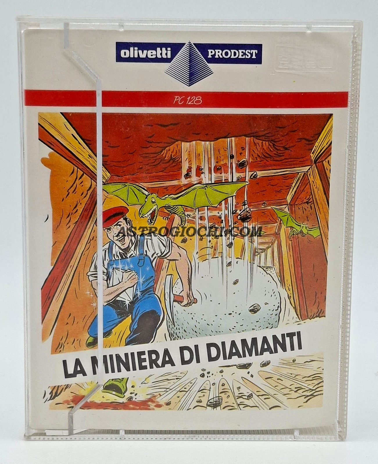 OLIVETTI PRODEST PC 128 THE DIAMOND MINE VINTAGE 80 GAME ARCADE NEW IN BOX