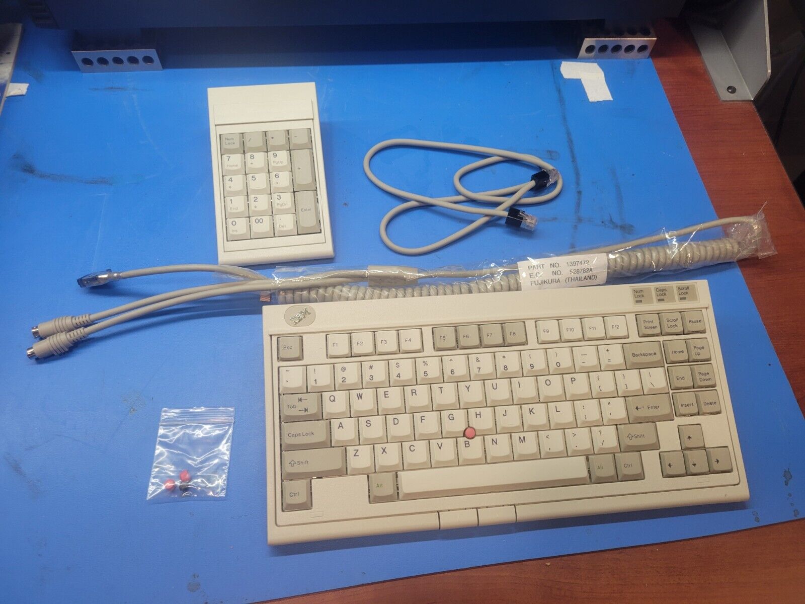 IBM Model M4-1 Vintage Keyboard And Numpad With Cables NIB NOS