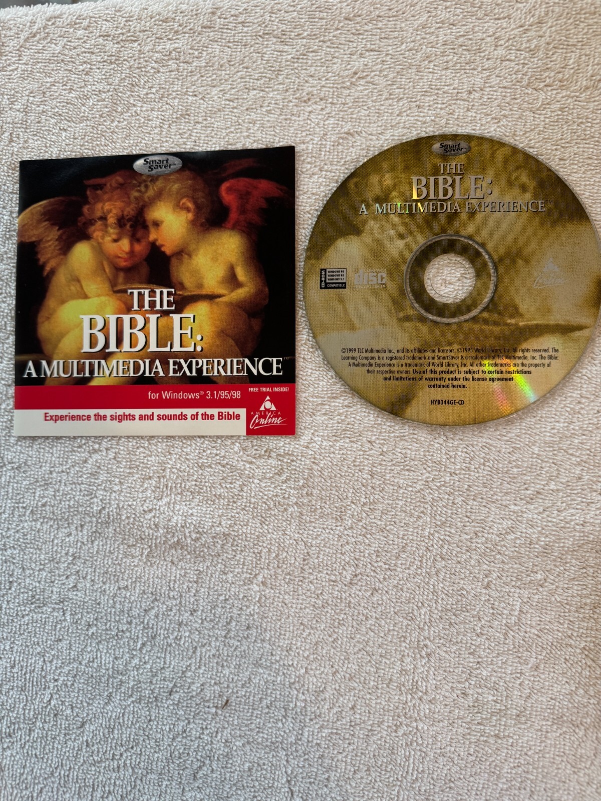The Bible: A Multimedia Experience (PC 1999) CD & INSTALL BOOKLET