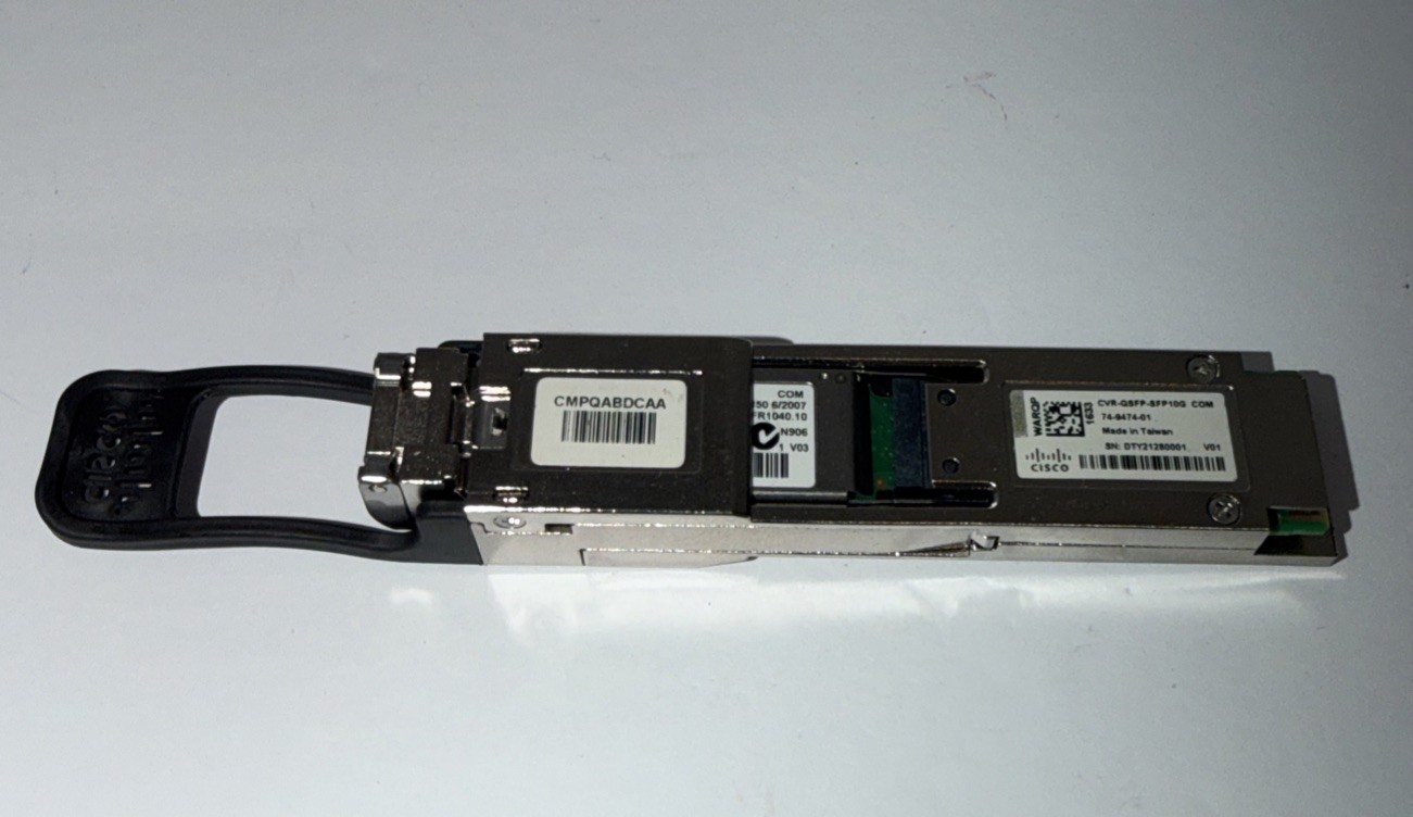 Cisco CVR-QSFP-SFP10G= QSFP to SFP Adapter Module Works Read