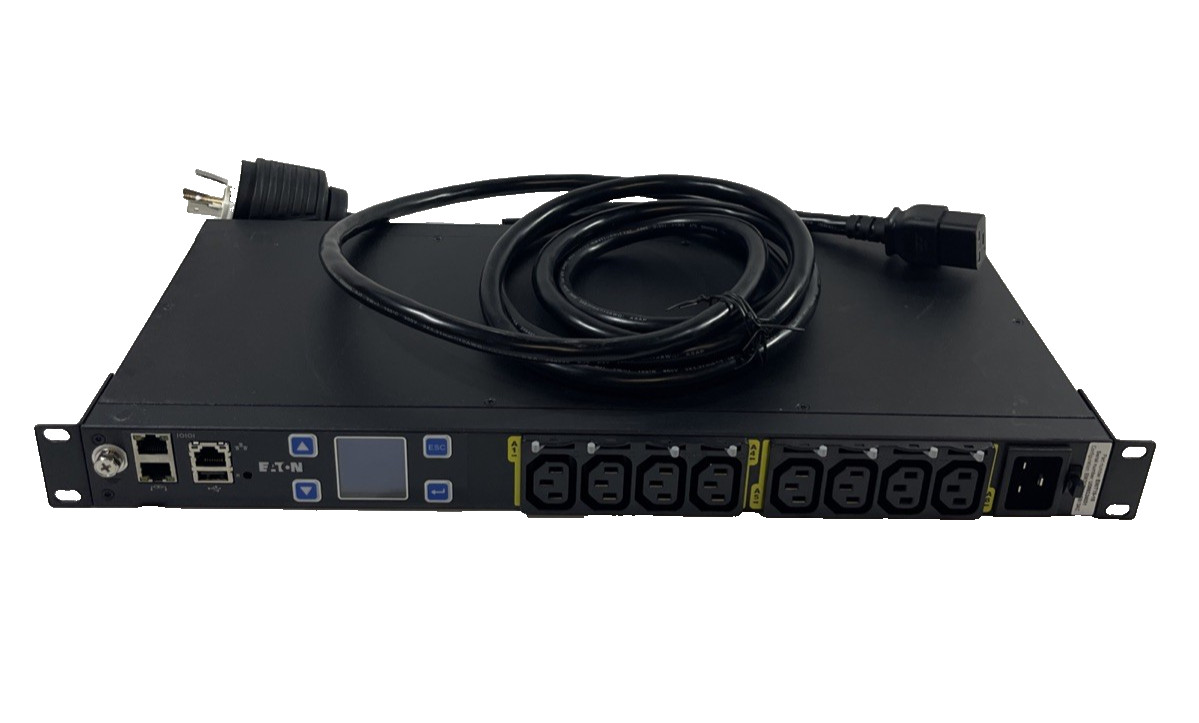 Eaton ePDU G3 EMIT10-10 Metered Input PDU 120V 1.92kW Single Phase Rack PDU
