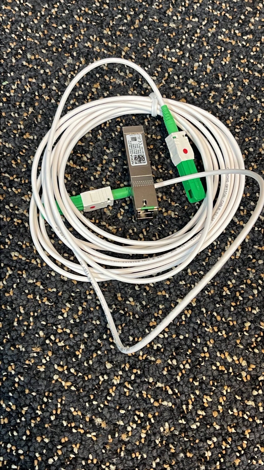 Nokia GPON SFP Module 3FE46899AB ONU I-Temp 1310 TX with Optical cable