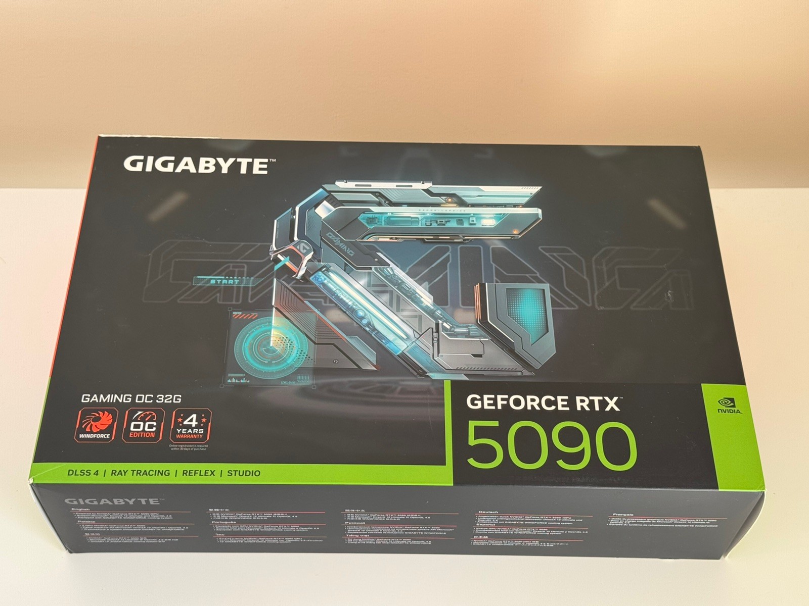 Gigabyte RTX 5090 Gaming OC Cooler With PCB for parts only mint condition