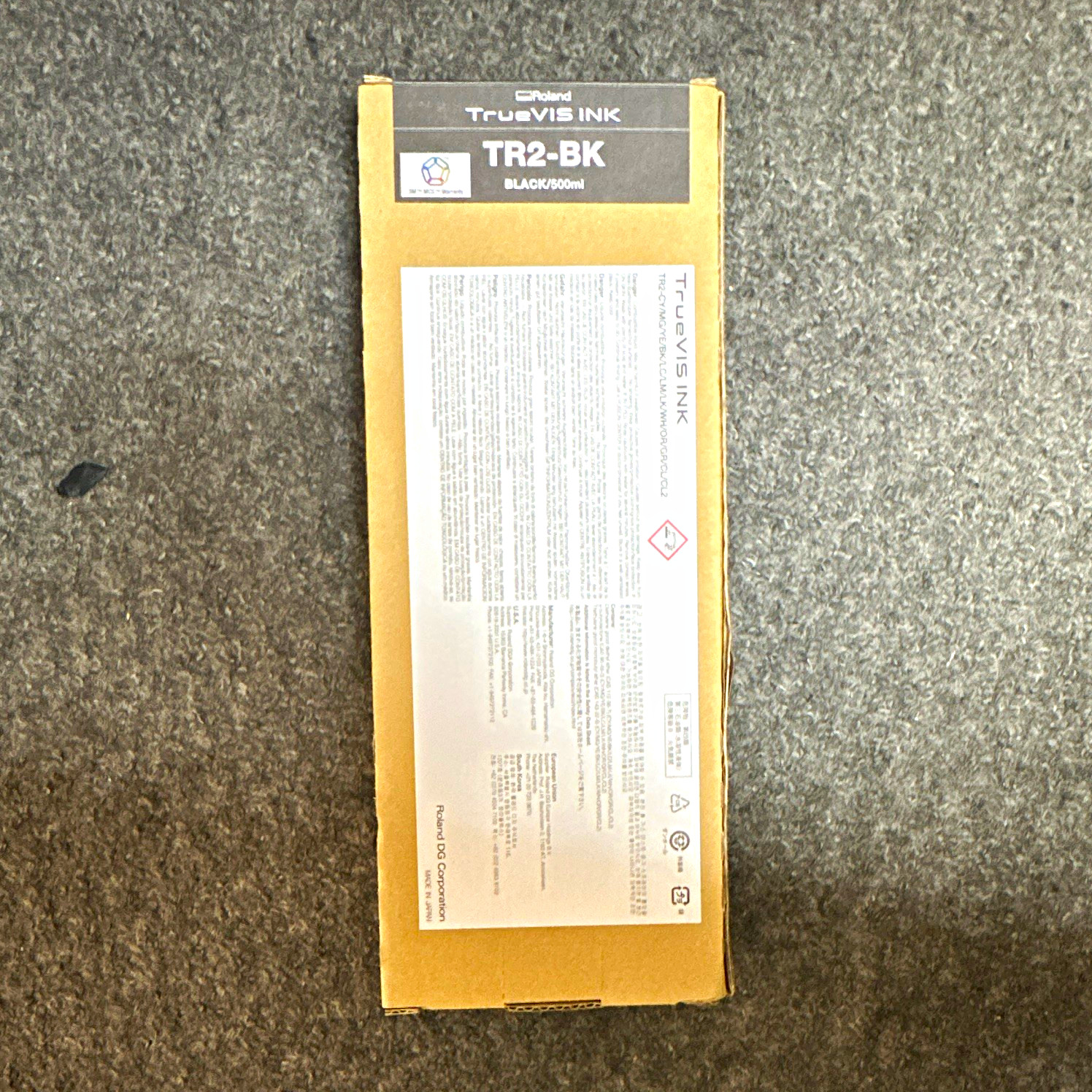 Sealed Roland TrueVIS Ink TR2-BK Black 500ml Genuine/Original For Roland Inkjet